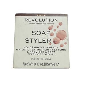 Makeup Revolution London SOAP STYLER for Laminate Fluffy Natural Soap Brows BNIB